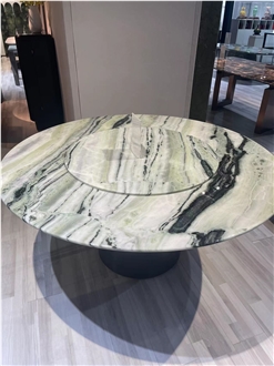 China Green Jade Table Table Top Dinner Table