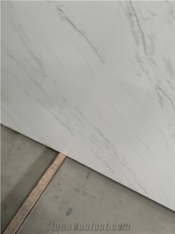 Bookmatched Calacatta White Quartz Slabs from China - StoneContact.com