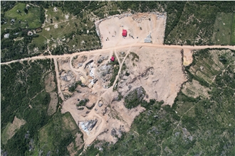 Grey Xela Granite Quarry