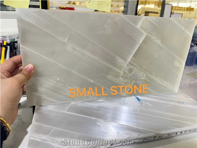 White  Semiprecious Stone Tiles Solid Surface Table Tops