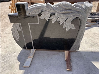 Black Granite Headstone