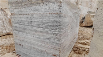 Silver Travertine Block 3