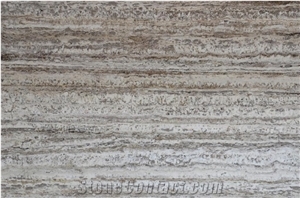 Silver Travertine Slab 1