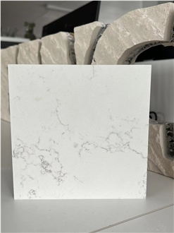 Carrara White Quartz Laminated Aluminum  Honeycomb Panels