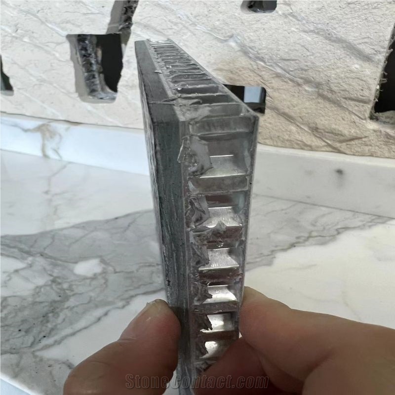 Noctumal Grey Granite Laminated Aluminum Honeycomb Panels