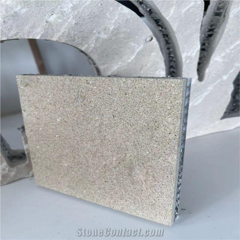 Versailles Beige Limestone Tile Laminated Honeycomb Panels