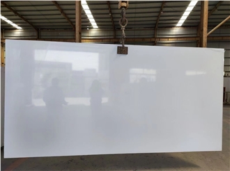 Super White Marble Artificial Engineered Stone Tiles