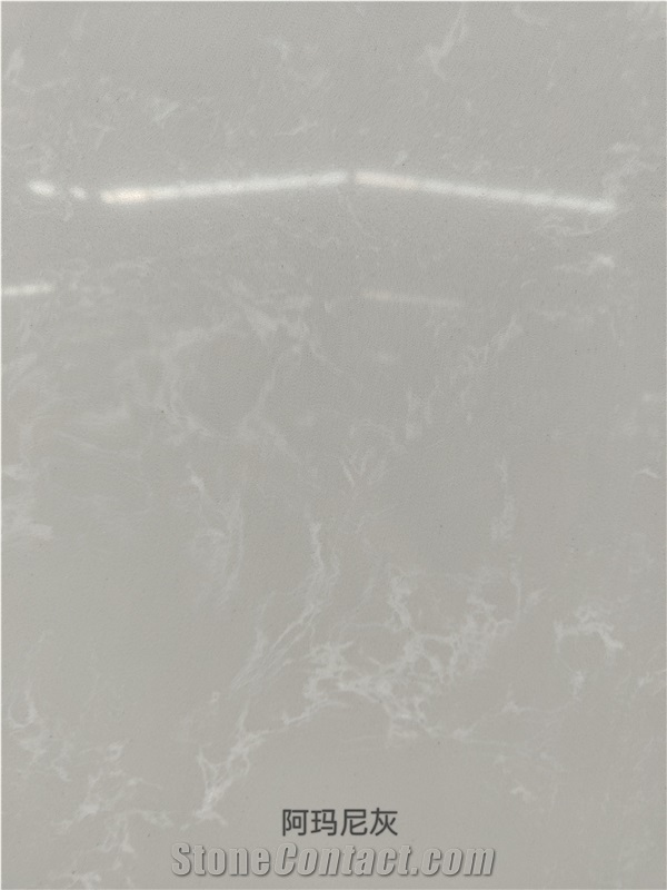 Super White Marble Artificial Engineered Stone Tiles