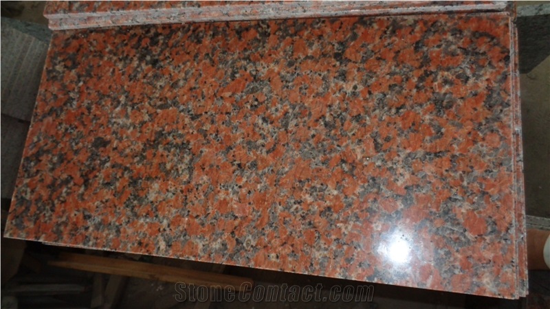 Chinese Granite Maple Red Tiles
