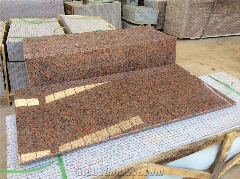 Chinese Granite Maple Red Tiles