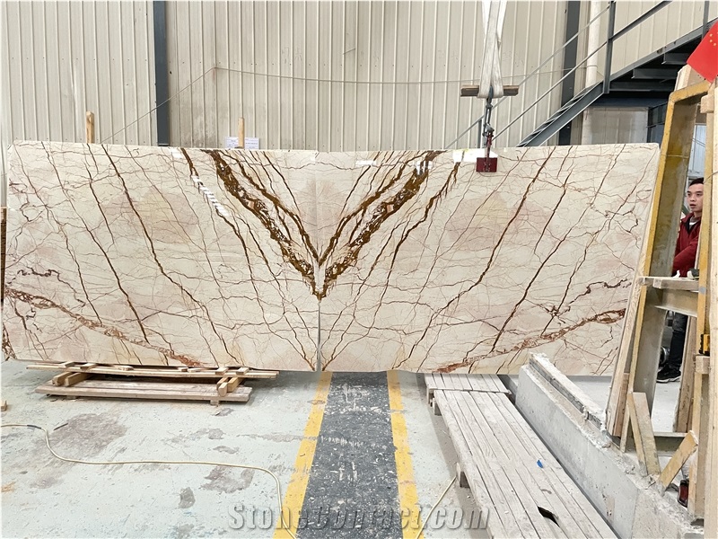 Sofitel Gold Marble Slabs For Decoration