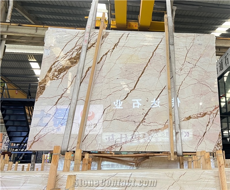 Sofitel Gold Marble Slabs For Decoration