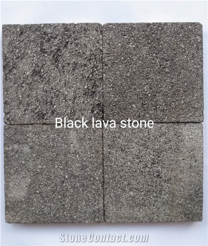 Black Lava Stone Tiles
