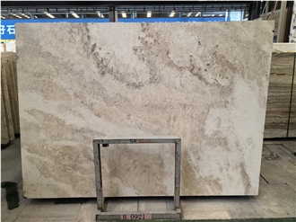 Bianco Navona Travertine Slabs