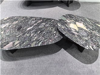 Four Season Green Marble  Cafe Table Tops