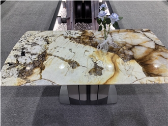 Golden Patagonia Quartzite Rectangle Table Tops