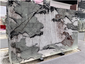 Iceberg White Quartzite Slabs