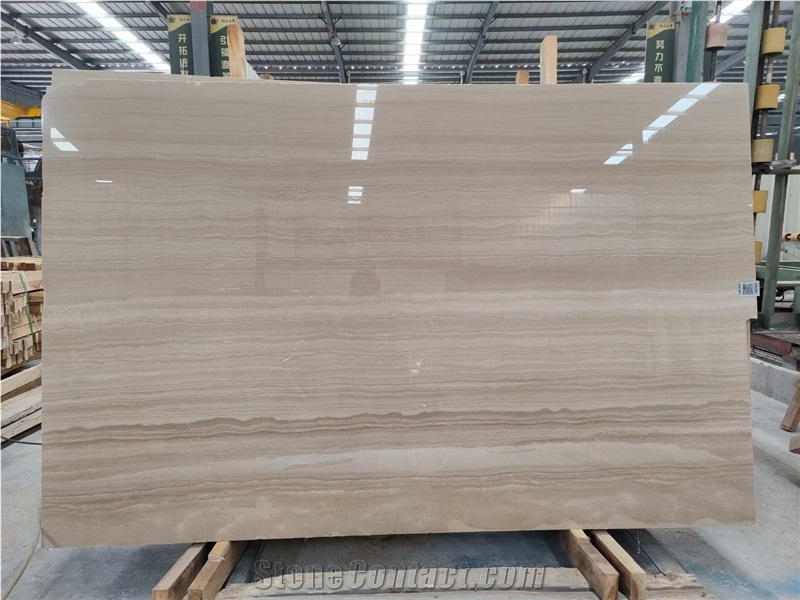 Italy Wooden Marble Slab Tiles