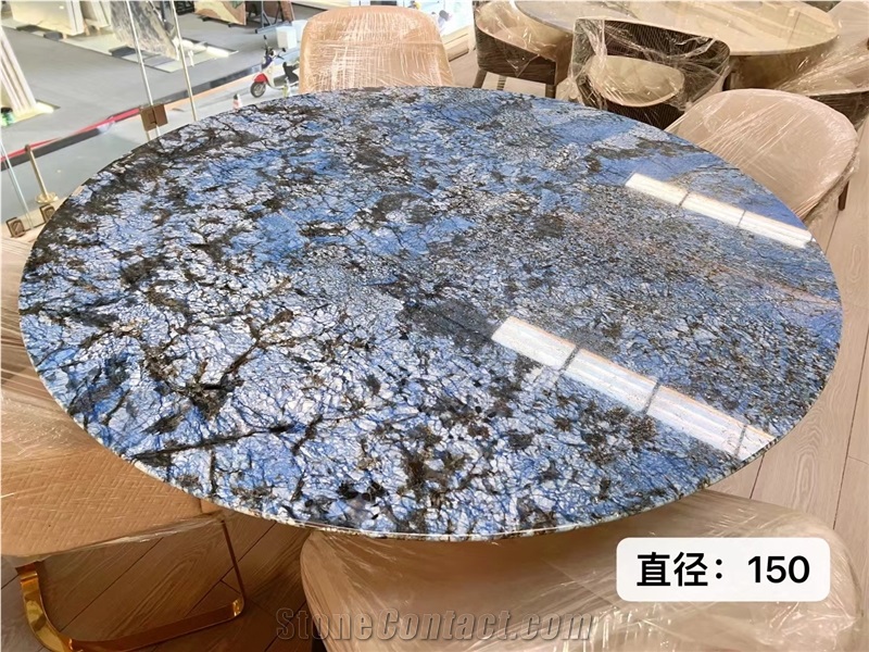 Luxury Stone Bolivia Blue Granite Table Top