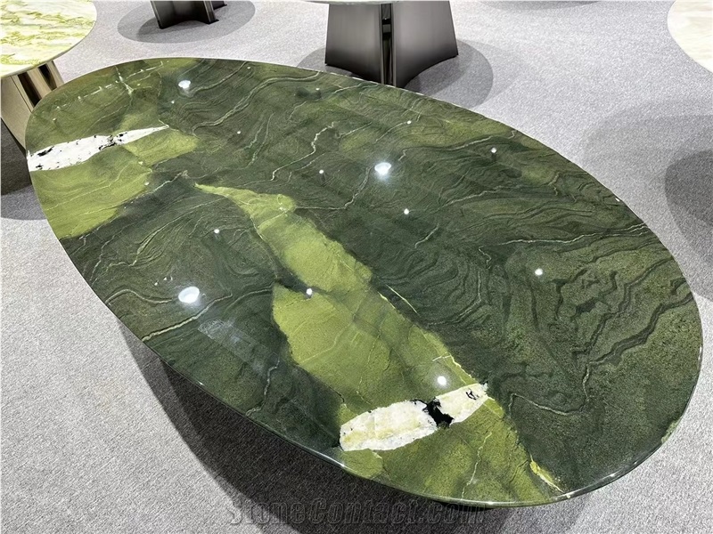 Polished Verde Avocatus Quartzite Table Top