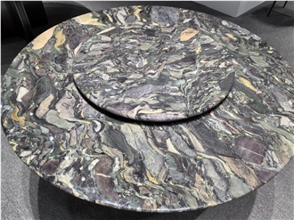 Season Green Quartzite Round Table Tops
