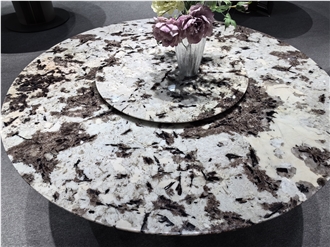 Spring White Granite Dining Table Top