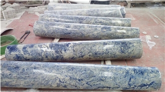 Victoria Blue Marble Stone Pillar