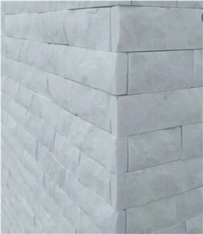 Thassos Crystal White Marble Split Finish Wall Panels