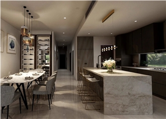 Arga Dekton Sintered Stone Kitchen Countertops