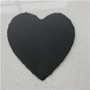 Black Slate Stone Cheese Board Plate Kitchen Accessories