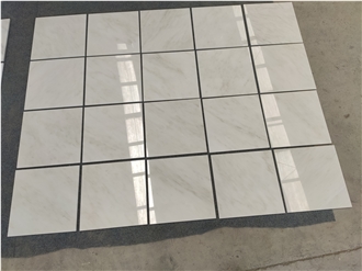 China East White Tile Custom Stone Marble Tiles