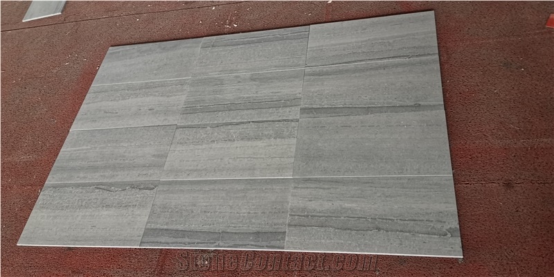 Chinese Cheap Blue Wooden Marble Rough Slabs