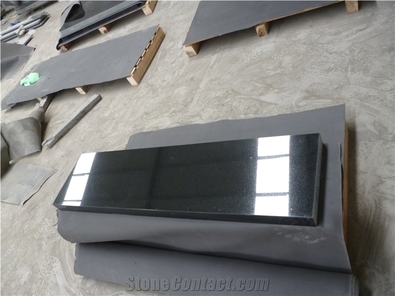 Cut To Size Chinese Shanxi Black Granite Floor Tiles