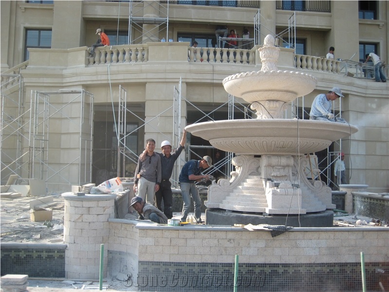 Large  Marble Landscaping Fountain