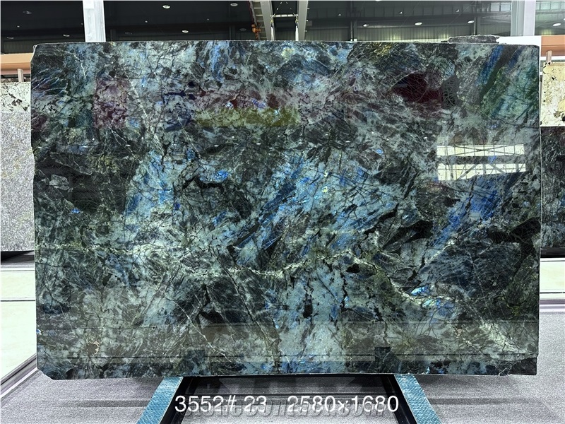Luxury Labradorite Lemurian Blue Granite Slab Price