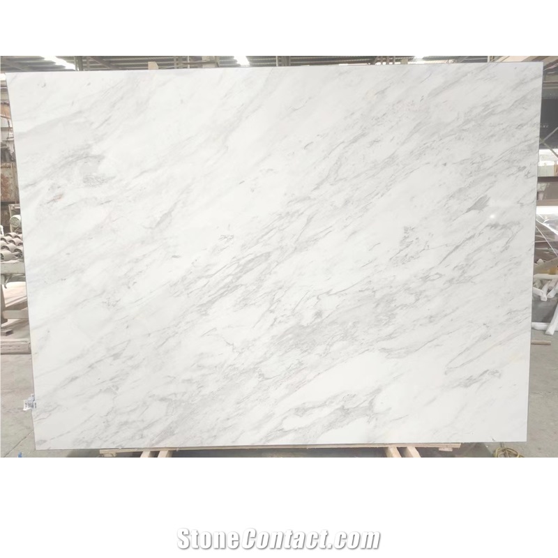 Polished Greece White Marble Cut To Tiles For Home Floor