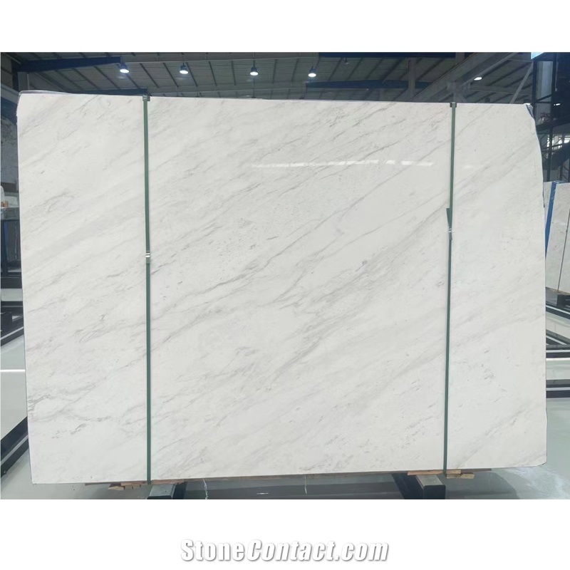 Polished Greece White Marble Cut To Tiles For Home Floor