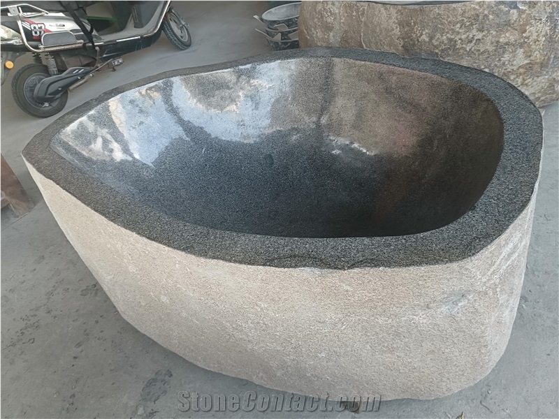Wholesale Price Natural Stone Boulder Sink