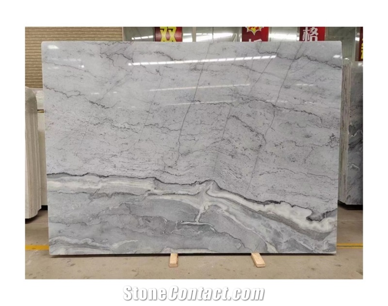 Bruce Grey Marble Polished Big Slab For Flooring Wall  Tiles