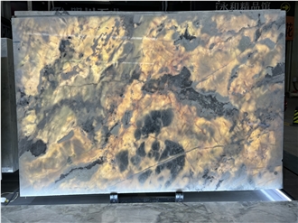 Nonopaque Luxury Picasso Marble Background Wall Tiles Slabs