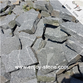 G654 Sesame Grey Natural Surface Crazy Pavers For Floor