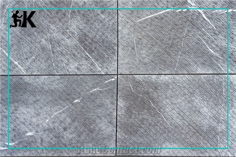 Pietra Grey Marble Cut Broken Tiles
