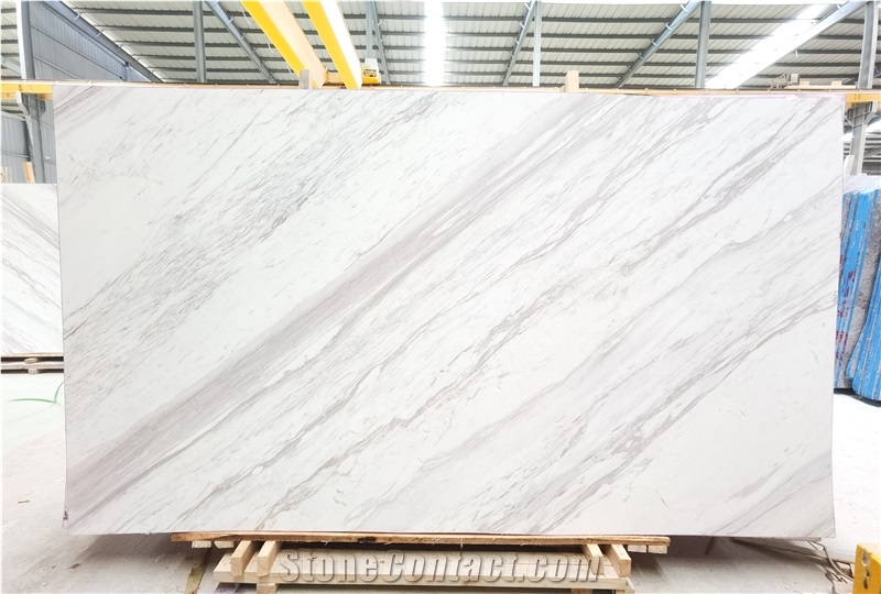 New Volakas White Marble Big Slabs  Pattern