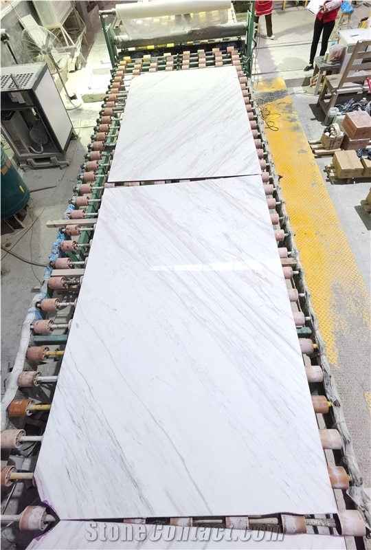 New Volakas White Marble Big Slabs  Pattern