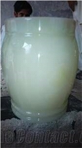 Light Green Onyx Urns