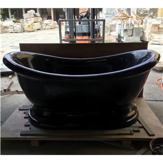 G654 Seasame Black Granite Bathtub