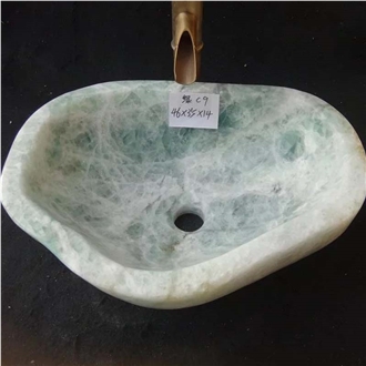 Green Onyx Sinks Random Shape