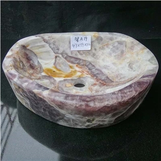 Lilac Onyx Purple Sinks Random Size Random Shape