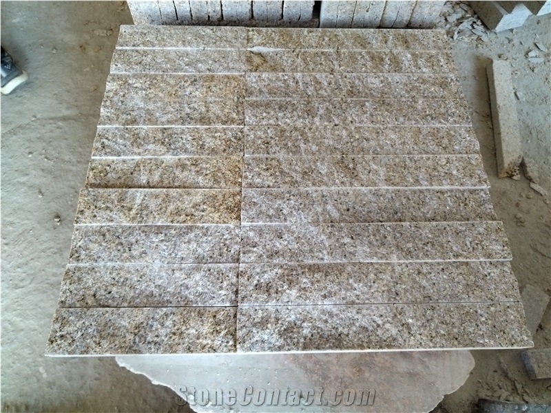 China G682 Granite Yellow Split Wall Tiles