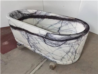 Natural Marble Stone Freestanding Bathtub